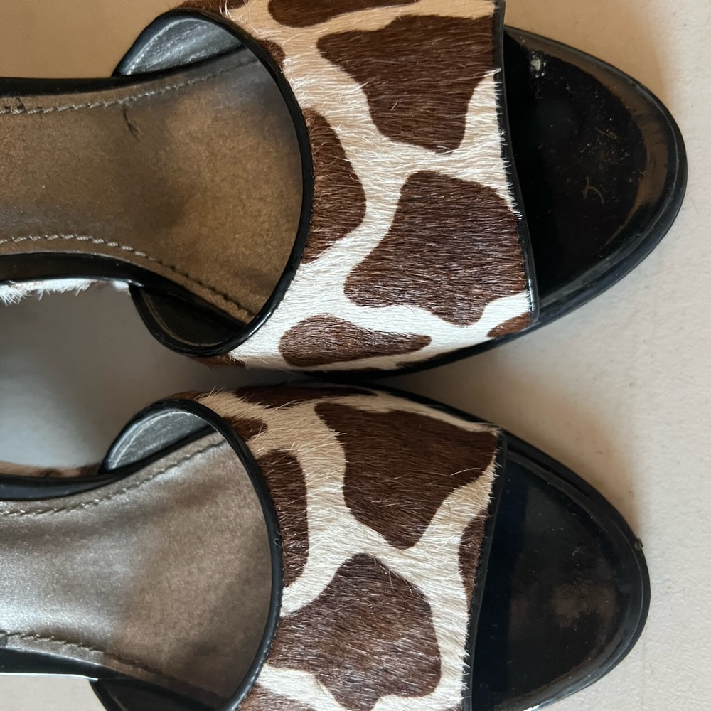 Paolo animal print slides